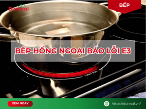 Bếp hồng ngoại báo lỗi E3