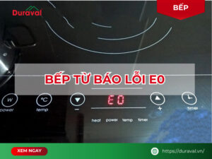 Bếp từ báo lỗi E0