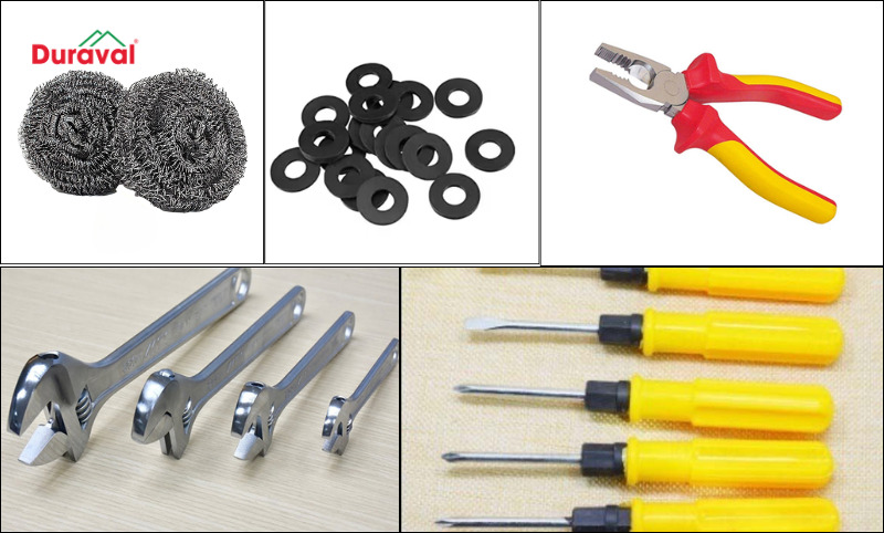 Chuẩn bị đầy đủ dụng cụ