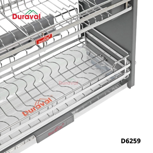 D6259 - Giá bát nâng hạ inox 304, Ống đũa Duraval D6259-5