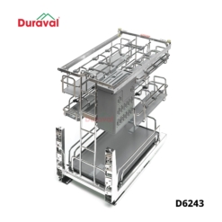 D6243 - Giá dao thớt - gia vị inox 304 nan ovan D6243