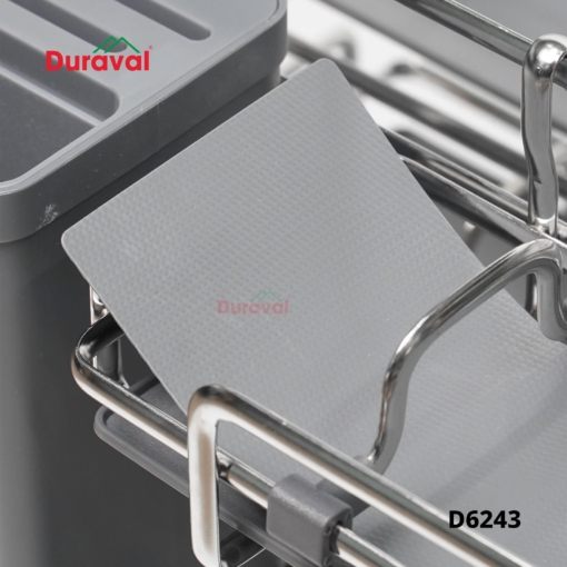 D6243 - Giá dao thớt - gia vị inox 304 nan ovan D6243-4