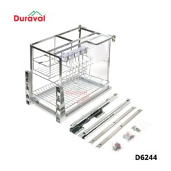 D6244 - Giá dao thớt inox 304, Ray chống gỉ Duraval D6244-1