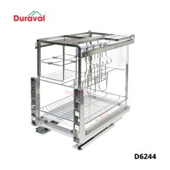 D6244 - Giá dao thớt inox 304, Ray chống gỉ Duraval D6244