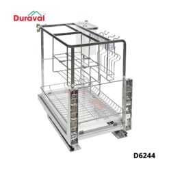 D6244 - Giá dao thớt inox 304, Ray chống gỉ Duraval D6244-6