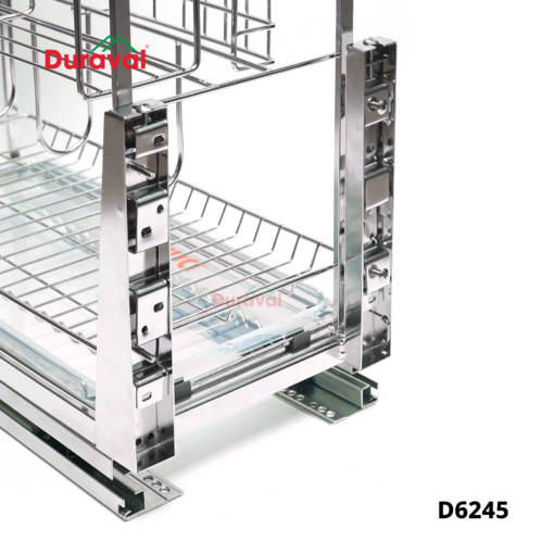 D6245 - Giá dao thớt, khung đỡ inox 304, Ray chống gỉ Duraval D6245-3
