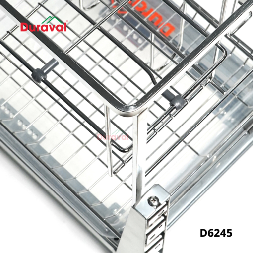 D6245 - Giá dao thớt, khung đỡ inox 304, Ray chống gỉ Duraval D6245