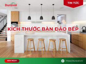 kích thước bàn đảo bếp