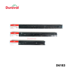 D6183 - Ray bi 3 tầng Duraval đen 35mm D6183-1