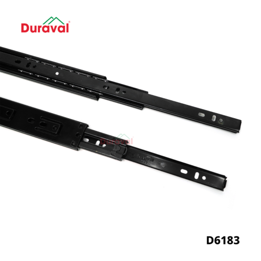 D6183 - Ray bi 3 tầng Duraval đen 35mm D6183-2
