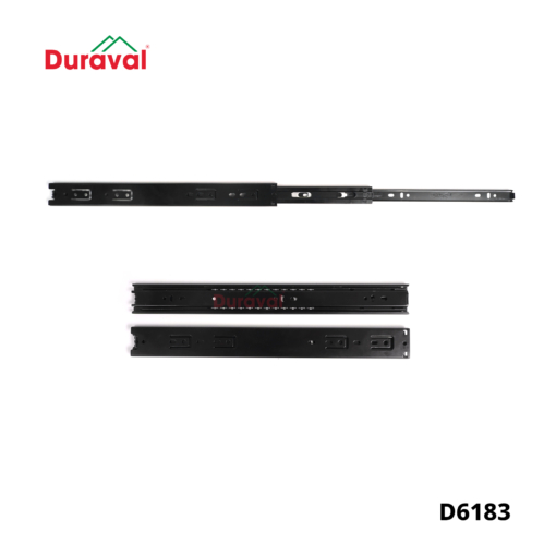 D6183 - Ray bi 3 tầng Duraval đen 35mm D6183-6
