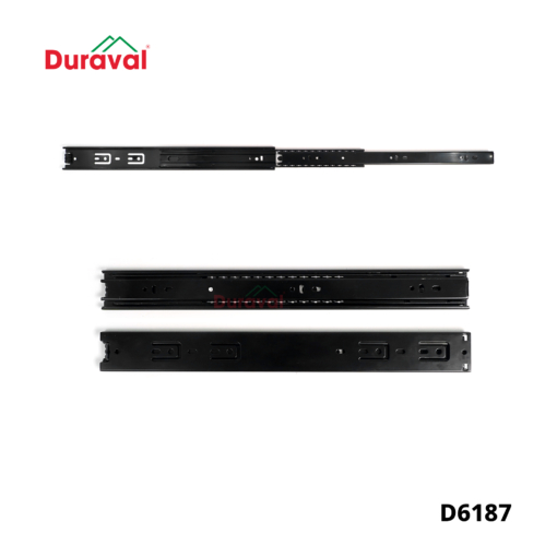 D6187 - Ray bi 3 tầng Duraval đen 45mm D6187-5