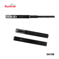 D6188 - Ray bi 3 tầng giảm chấn Duraval đen 45mm D6188-3 (1)