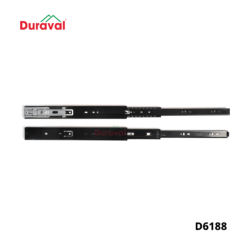 D6188 - Ray bi 3 tầng giảm chấn Duraval đen 45mm D6188-5 (1)