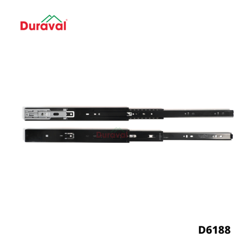 D6188 - Ray bi 3 tầng giảm chấn Duraval đen 45mm D6188-5 (1)
