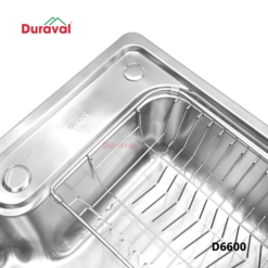D6600 - Chậu rửa 1 hố inox 304 Duraval D6600-4