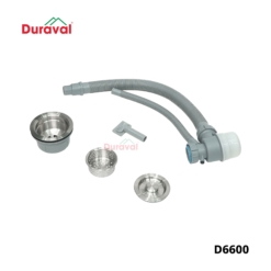D6600 - Chậu rửa 1 hố inox 304 Duraval D6600-5