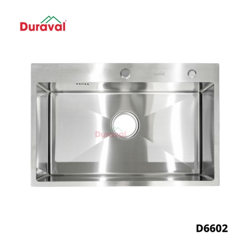 D6602 - Chậu rửa 1 hố inox 304 Duraval D6602