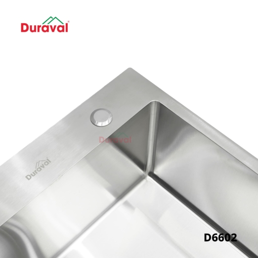 D6602 - Chậu rửa 1 hố inox 304 Duraval D6602-2