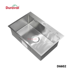 D6602 - Chậu rửa 1 hố inox 304 Duraval D6602