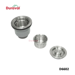 D6602 - Chậu rửa 1 hố inox 304 Duraval D6602-3