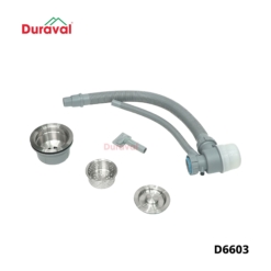 D6603 - Chậu rửa 1 hố inox 304 Duraval D6603-4