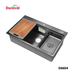 D6604 - Chậu rửa 1 hố inox 304 Duraval D6604