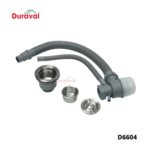 D6604 - Chậu rửa 1 hố inox 304 Duraval D6604-5
