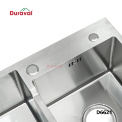 D6621 - Chậu rửa 2 hố inox 304 Duraval D6621-2