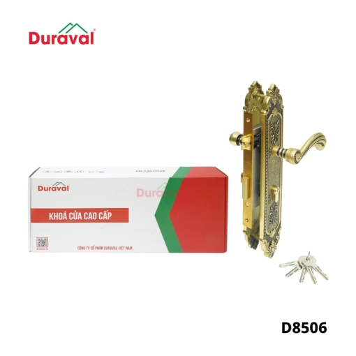 D8506 - Khoá tay gạt Đồng Duraval D8506-6