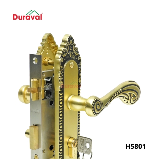 H5801 - Khoá tay nắm hợp kim Duraval H5801-4
