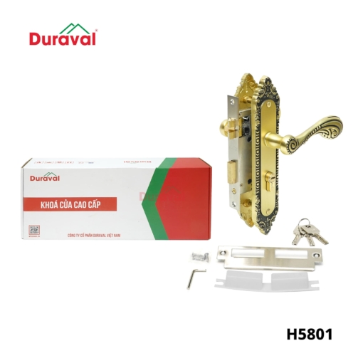 H5801 - Khoá tay nắm hợp kim Duraval H5801-6