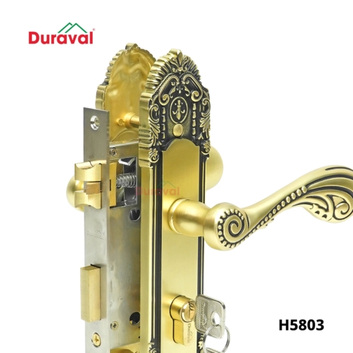 H5803 -Khoá tay nắm hợp kim Duraval H5803