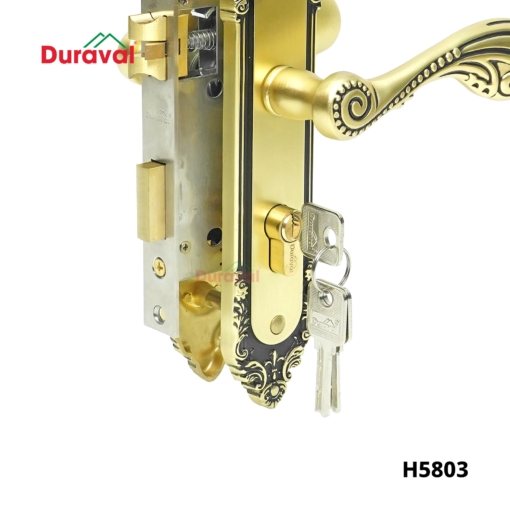 H5803 -Khoá tay nắm hợp kim Duraval H5803