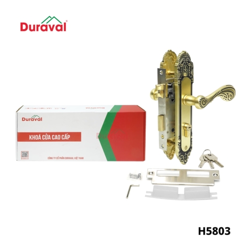H5803 -Khoá tay nắm hợp kim Duraval H5803