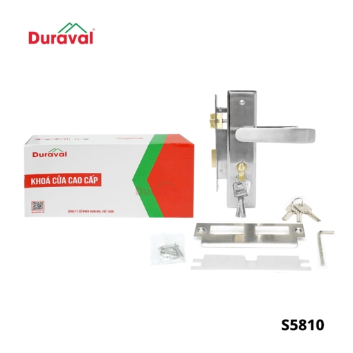S5810 - Khoá tay gạt Inox Duraval S5810-6