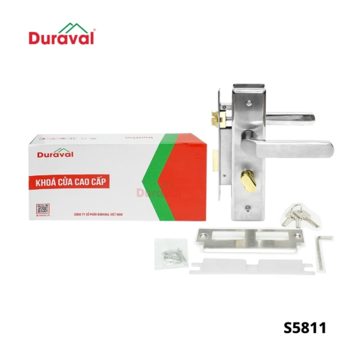 S5811 - Khoá tay gạt Inox Duraval S5811-3