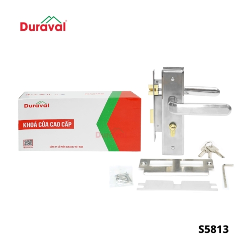 S5813 - Khoá tay gạt Inox Duraval S5813-6