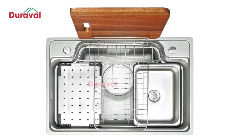 Chậu rửa 1 hố đang là xu hướng lựa chọn của nhiều gia đình