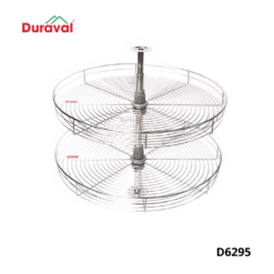 Kệ góc xoay 360 độ inox 304 Duraval D6295