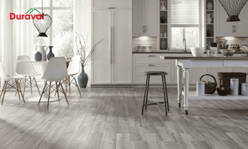 Gạch giả gỗ giúp tạo sự ấm cúng cho không gian