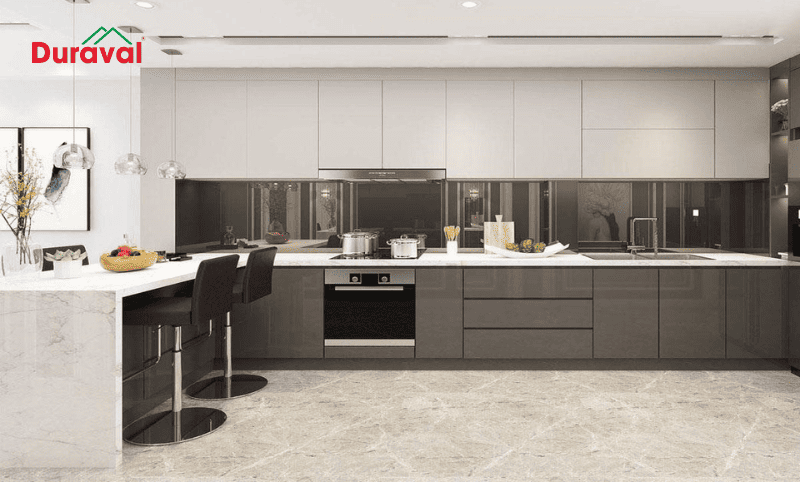 Gạch lát nền phong cách hiện đại