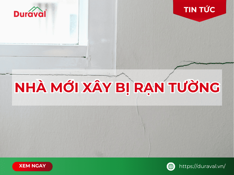 Nhà mới xây bị rạn tường
