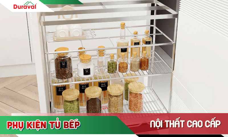 Phụ kiện tủ bếp thông minh Duraval 