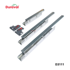 Ray âm giảm chấn toàn phần chống gỉ, chốt Duraval D3111