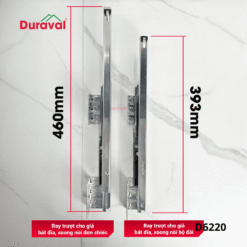Ray ngăn kéo âm giảm chấn Duraval chống rỉ