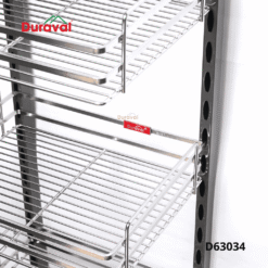 Tủ đồ khô liên hoàn nan dẹt inox 304 Duraval D63034