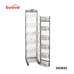 Tủ đồ khô liên hoàn nan ovan inox 304 Duraval D63035