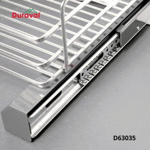 Tủ đồ khô liên hoàn nan ovan inox 304 Duraval D63035