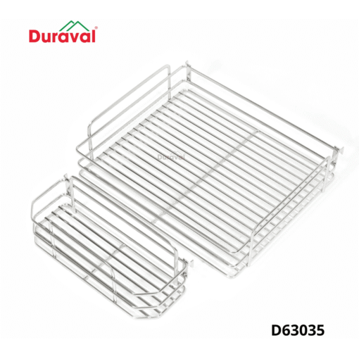 Tủ đồ khô liên hoàn nan ovan inox 304 Duraval D63035
